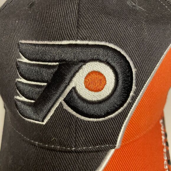 VTG Philadelpha Flyers Adjustable hat big Color Block logo Twins Enterprise 90s - Picture 4 of 13